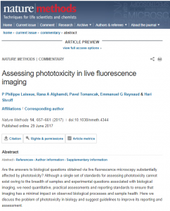 Articles | Assessing Phototoxicity